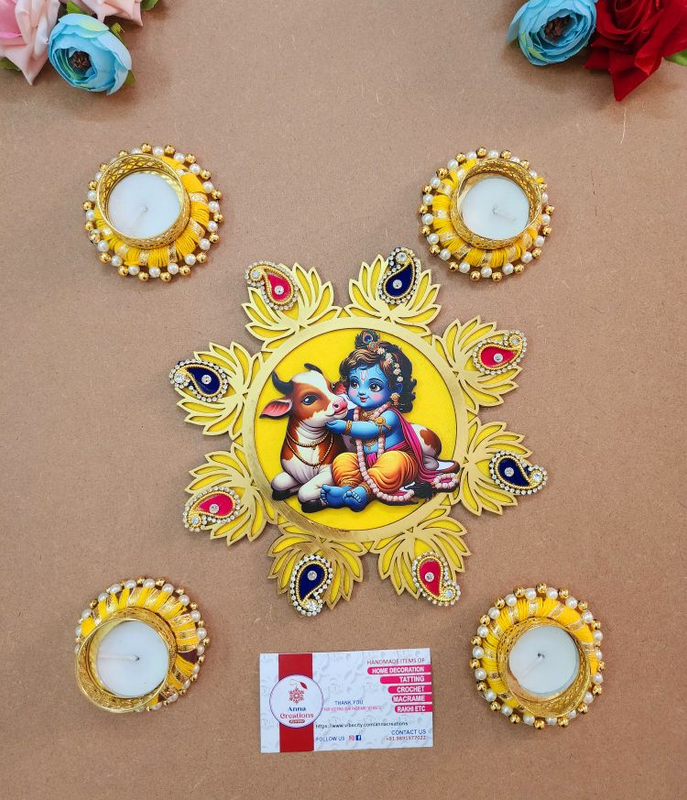 Rangoli Tea Light Set